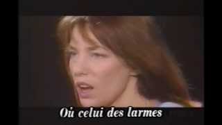 ジュリー・ドレフュスからのー Jane Birkin Quoi Lyrics [upl. by Estrin581]