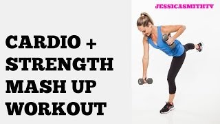 10 Minute Cardio Strength Mash Up Workout  Full Advanced Home Routine [upl. by Nomyar272]