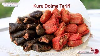 Kuru Dolma Tarifi  Darende Ev Yemekleri [upl. by Debbee]