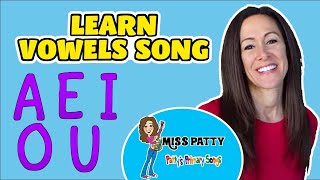 Learn to Read  Vowels Song for Kids A E I O U Sign Language for Children with Patty Shukla English [upl. by Bedelia]