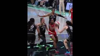 BREANNA STEWART CLUTCH BLOCK FTW 🔥 shorts [upl. by Lema]