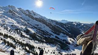 Small wing paragliding La Balme combe [upl. by Aicirtel]