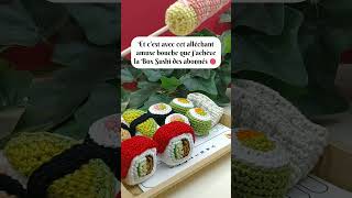 FINAL  LA BOX SUSHI DES ABOS 🧀 YAKITORI crochetfood yakitori crocheting [upl. by Audy]