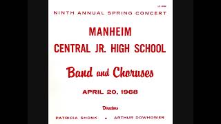 1968 Manheim Central Jr High School Band and Choruses [upl. by Mab]