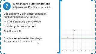 Lineare Funktionen  Funktionsgleichung anhand des Graphen bestimmen  Übung 5  NEUES KONZEPT [upl. by Nunnery]