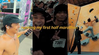 running my first half marathon [upl. by Einahpats]