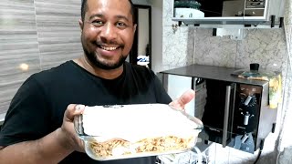 Almoço de Sábado Lasanha de Frango ao Molho Branco  Vlog [upl. by Peednas]