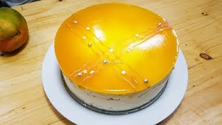 Entremet Biscuit Dacqoise Coco  Gelee Ananas Mangue et Passion  Mousse Passion [upl. by Nairrad]