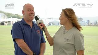 The International Ayr Show  Festival of Flight Interview with Geoff Coxon [upl. by Adnilg]