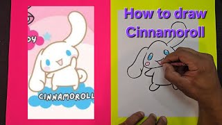 How to draw Cinnamoroll Hello Kitty [upl. by Nnaul]