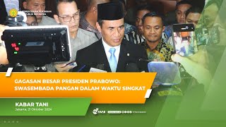 Amran dan Mas Dar Resmi Dilantik Kementan Siap Wujudkan Swasembada Pangan [upl. by Etac541]