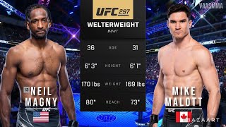 NEIL MAGNY VS MIKE MALOTT FULL FIGHT UFC 297 [upl. by Aneres394]