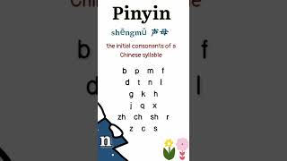 Initial sounds in Chinese language  shengmu [upl. by Airamanna781]