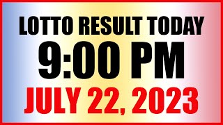 Lotto Result Today 9pm Draw July 22 2023 Swertres Ez2 Pcso [upl. by Adnavoj]