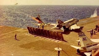 F4 Phantom II Mishap VF151 USS Coral Sea [upl. by Pollie]