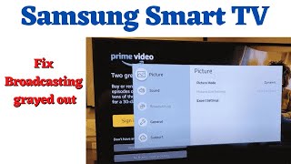 Samsung Smart TV has Some Settings Options GREYED OUT FIXED [upl. by Peih47]