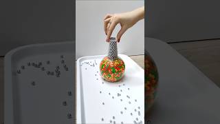 Tower of Plastic and Steel Beads Oddly Satisfying satisfying satisfyingvideo war shorts short [upl. by Ayvid]