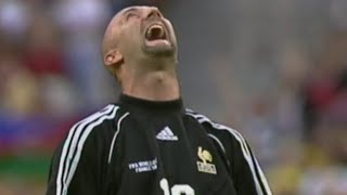 Fabien Barthez A kiss of luck and a World Cup win [upl. by Tavis]