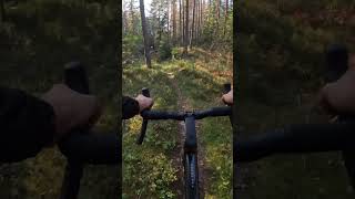 Gravel bike on the trails gravelride gravelcycling gravelbike cycling orbea norway [upl. by Yorle]