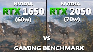 RTX 2050 vs GTX 1650 Laptop Gaming Benchmark in 2023  HP Victus vs Asus TUF  rtx2050 gtx1650 [upl. by Lekkim]