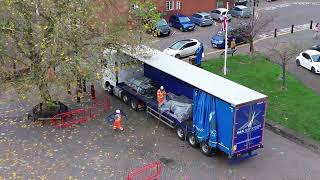 Tamworth News  St Edithas Square work begun today [upl. by Lednahc488]