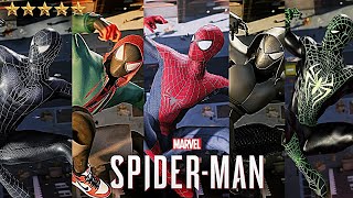 ALL 100 Marvel SpiderMan SUITS Includes NEW 100 Mods [upl. by Bourgeois]