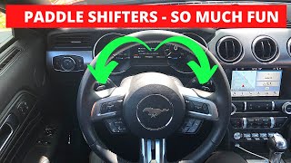 Paddle Shifters Tutorial How to Use Paddle Shifters On Mustang  EASY [upl. by Aiset]