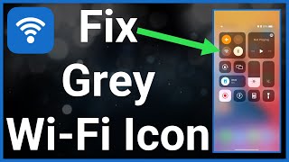 How To Fix WiFi Icon Greyed Out On iPhone [upl. by Kesley]