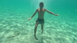 Lagonisi Beach Sithonia underwater 29July2024 [upl. by Butterfield]