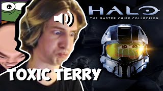 TRASHTALK TERRY xQc amp Moxy Play Halo 2v2 and it gets hilariously Toxic [upl. by Secilu]