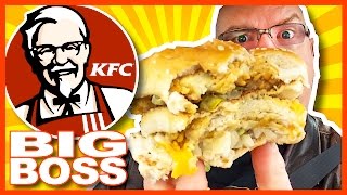 KFC ★ BIG BOSS ★ Sandwich and BigBox Review  Drive Through Test [upl. by Jehoash]