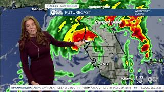 Tracking Milton  Major hurricane increases in forward speed landfall expected sooner [upl. by Nibas]