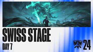 Worlds 2024  Swiss Stage  Round 4 Day 2 [upl. by Iliam]