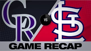 Ozuna Flaherty lead Cardinals to 83 win  RockiesCardinals Game Highlights 82319 [upl. by Doss]