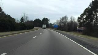 Interstate 95  South Carolina Exits 193 to 190 southbound Part 12 [upl. by Nnairac]