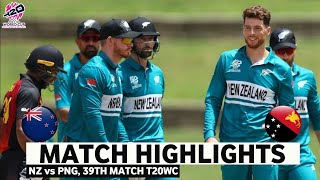 New Zealand vs PNG ICC T20 World Cup 2024 Match Highlights  NZ vs PNG Highlights [upl. by Sioux]