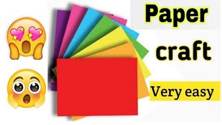 How to make Creative things with paper ll Craft ideas with paper easy and simple [upl. by Alexio]