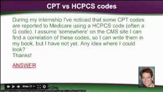 CPT vs HCPCS Codes Medical Coding [upl. by Nnaik]