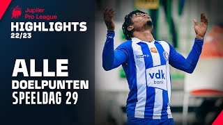 ALLE DOELPUNTEN ⚽🔥 Jupiler Pro League Highlights GD29 [upl. by Kipper182]