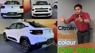 Citroën Basalt In Polar White dual tone roof Colour Look [upl. by Nova]