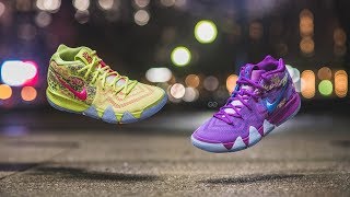 Nike Kyrie 4 quotConfettiquot Review amp OnFeet [upl. by Waylin]