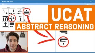 UCAT ABSTRACT REASONING Answering questions LIVE on camera  KharmaMedic [upl. by Star]