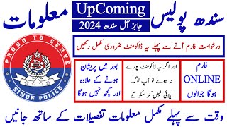 Upcoming New Jobs 2024 Sindh Police Required Document Apply Online Information  Technical Job Info [upl. by Hetty587]