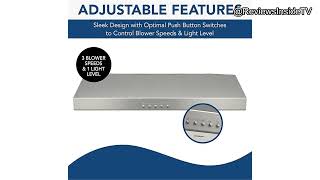 BroanNuTone BCSQ130SS Range Hood Review Does It Deliver on Performance amp Quiet Operation [upl. by Uliram]