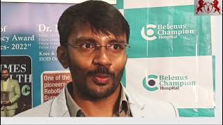 Belenus Champions Hospital Introduces the Knee amp Robotic Surgery Clinicbangalore hospitalrobot [upl. by Thomasa]