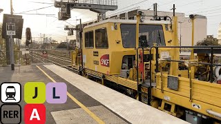 TRANSILIEN J  TRANSILIEN L  RER A Compilation en gare de Houilles  CarrièressurSeine [upl. by Alieka870]