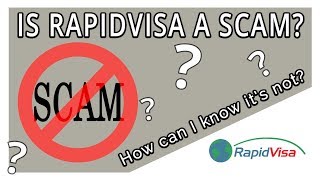 Is RapidVisa a Scam [upl. by Irret]