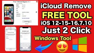 FREE Tethered iCloud Bypass tool iOS 1583  iOS 16710  6S TO X [upl. by Cesaro]