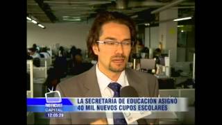 La Secretaría de Educación asignó 40 mil nuevos cupos escolares [upl. by Mcintyre]