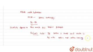 The solubility of alkali metal hydroxides follows the order [upl. by Cyrillus]